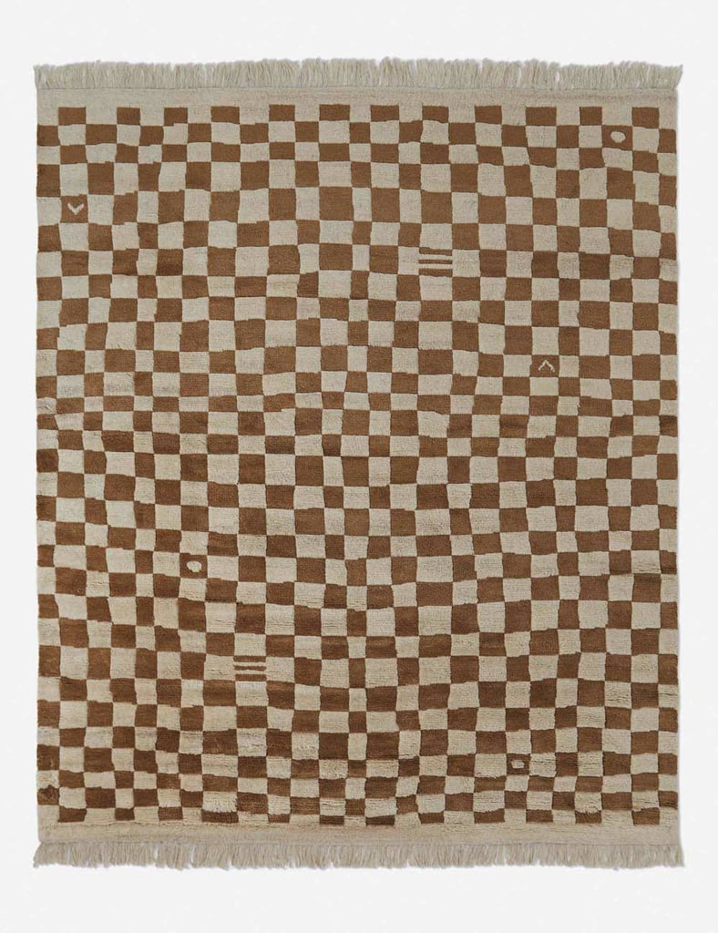 Lulu and Georgia Irregular Checkerboard Rug by Sarah Sherman Samuel