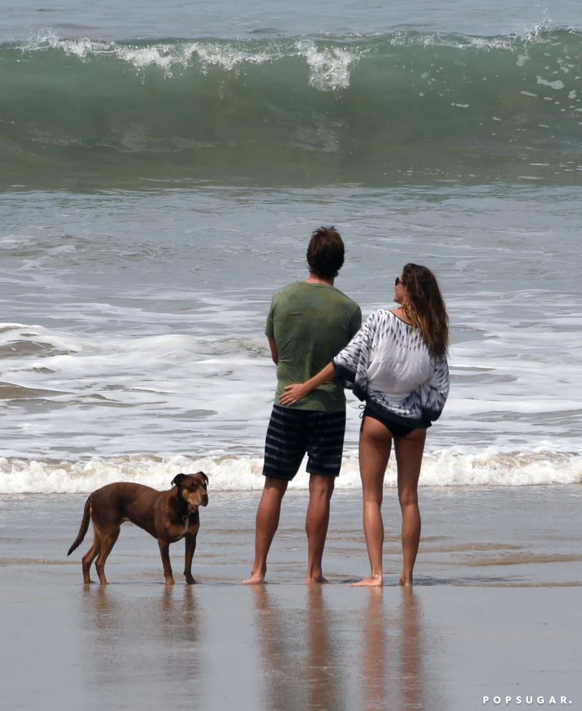 Tom Brady and Gisele Bundchen Kissing in Costa Rica 2016