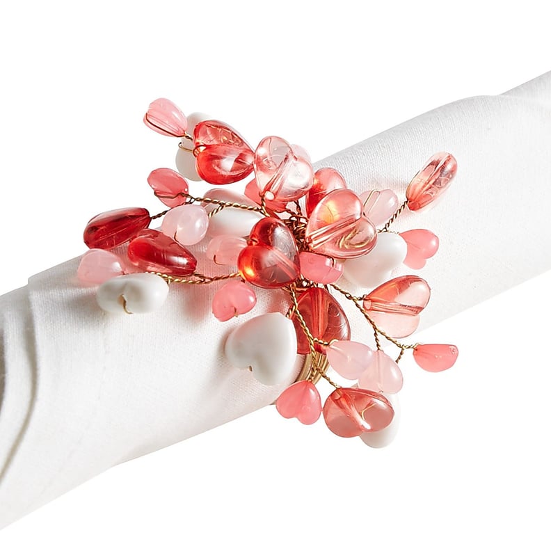 Heart Beads Napkin Ring