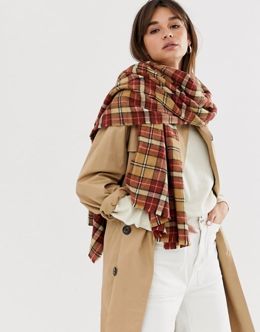 ASOS DESIGN Check Scarf