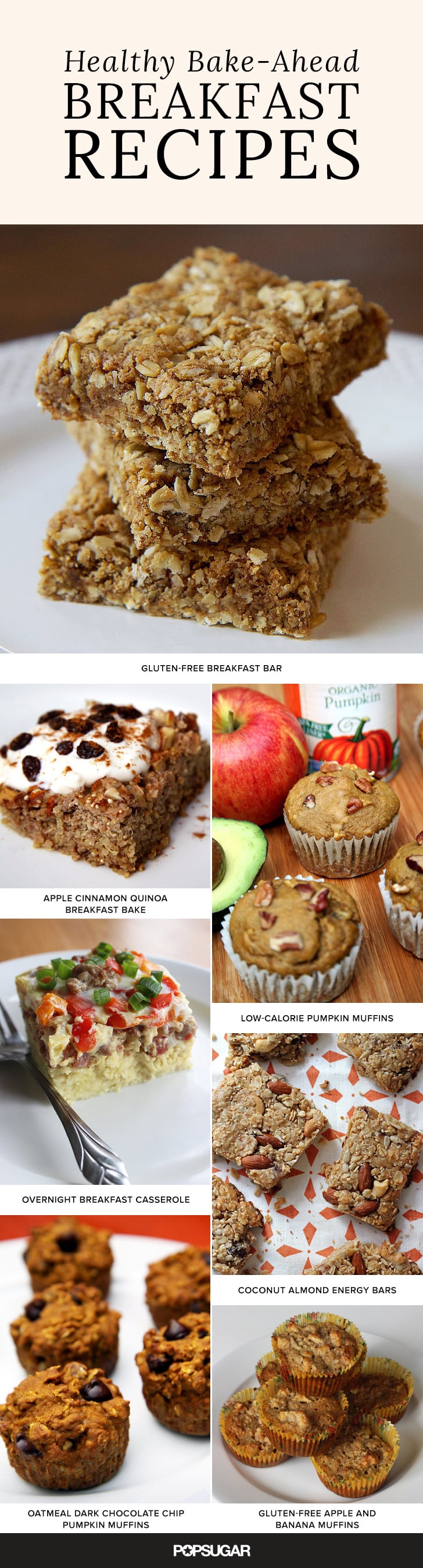 Bake-Ahead Healthy Breakfast Ideas