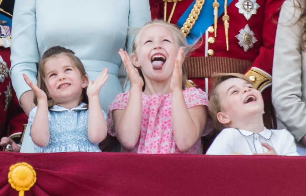 Princess Charlotte, Savannah Phillips, and Prince George Photos of
