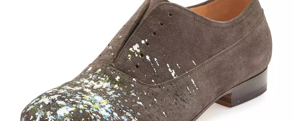 Maison Margiela Paint-Splatter Oxford Shoes