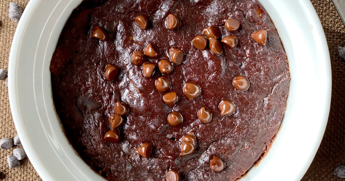Healthy Vegan Chocolate Mug Cake Recipe Popsugar Fitness