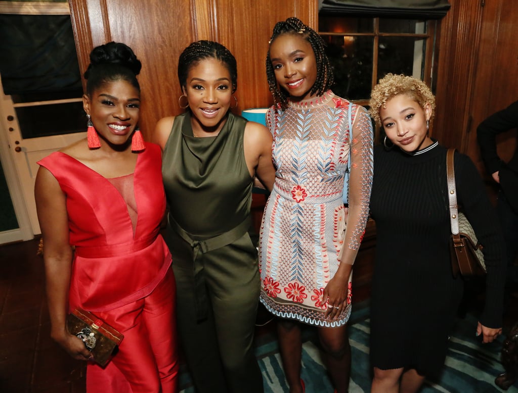 Edwina Findley, Tiffany Haddish, Kiki Layne, and Amandla Stenberg at the 2020 Sistahs' Soirée