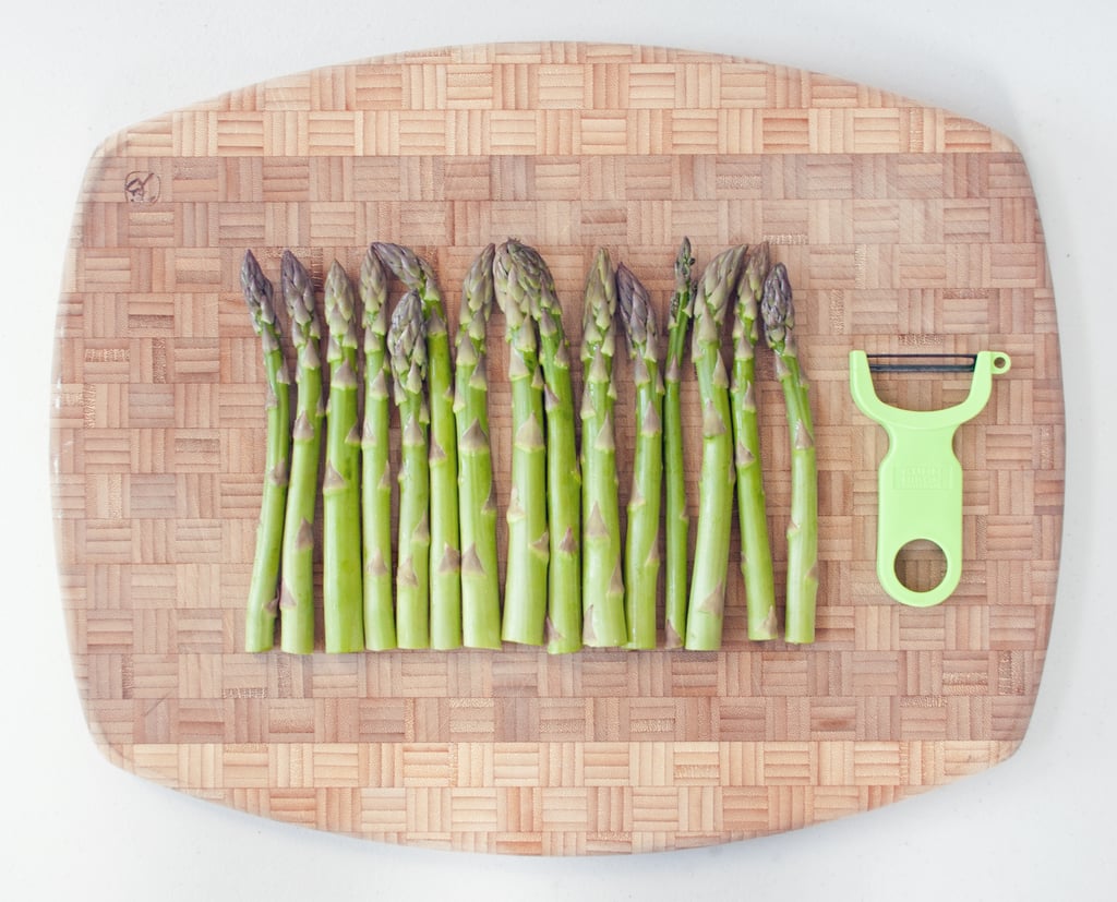 Shaving Asparagus Into Ribbons