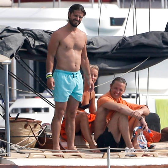 Mario Gotze and Ann-Kathrin Brommel on the Beach in Ibiza