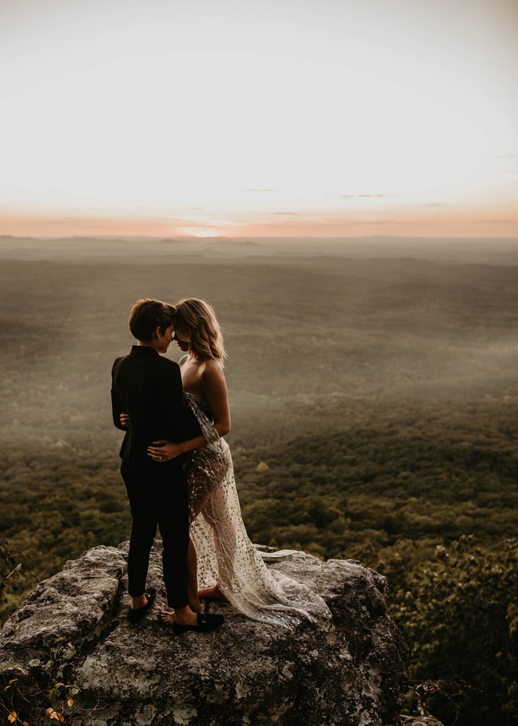 Romantic Wedding Vow Renewal in Alabama Mountains