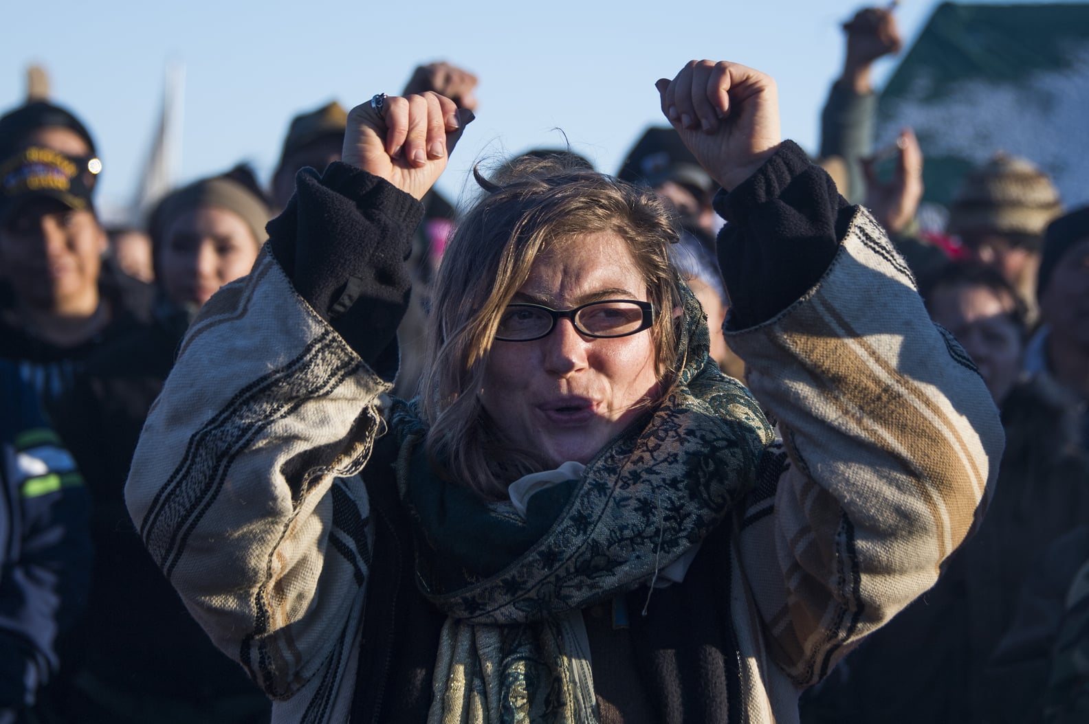 Pictures of Protesters Celebrating at Standing Rock | PS News