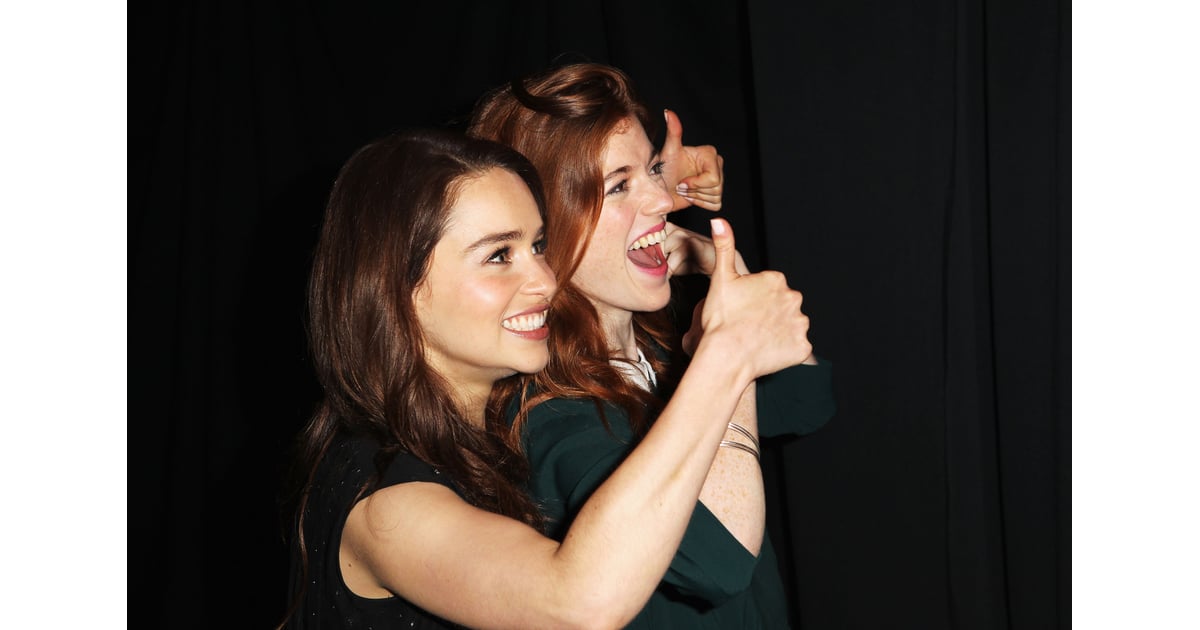 Are Emilia Clarke and Rose Leslie Friends? | POPSUGAR ...