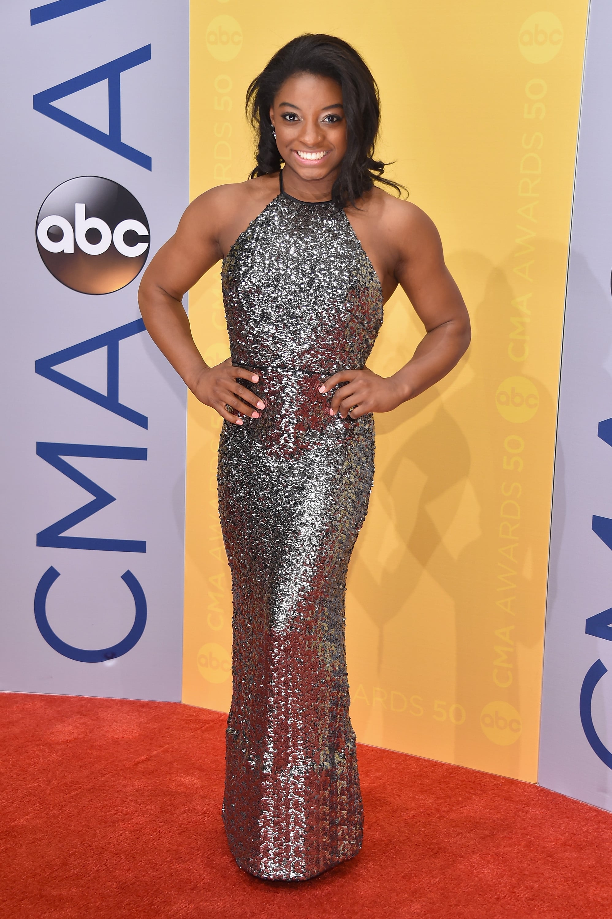 Simone biles dress red carpet Clearance