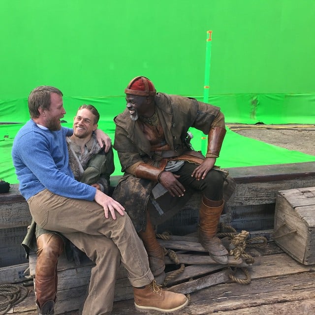 Charlie Hunnam on the Set of Knights of the Roundtable