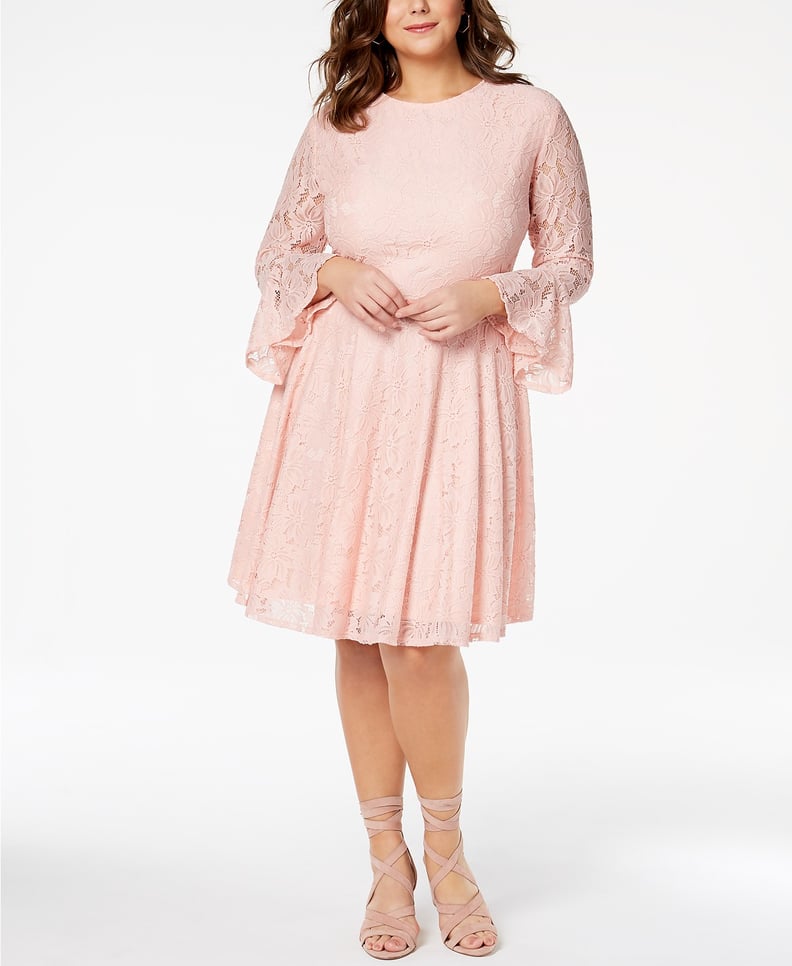 City Studios Trendy Bell-Sleeve Lace Dress