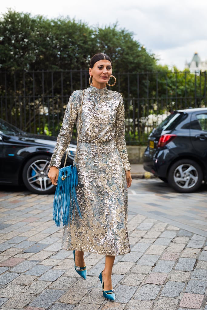 Giovanna Battaglia gives us a master class in sequins.