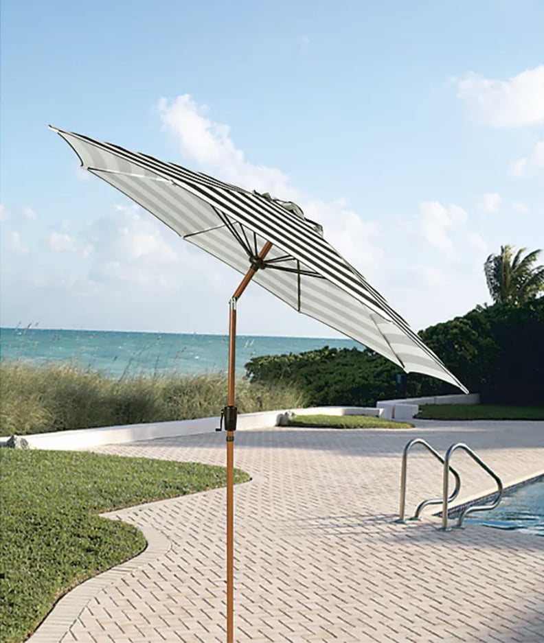 W Home 9-Foot Striped Cabana Umbrella
