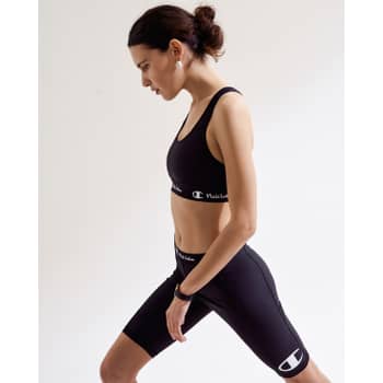 NILI LOTAN x Champion Racerback Sports Bra in Black