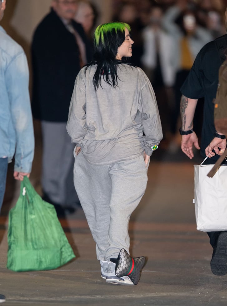 Billie Eilish Wears a Gucci Pillow Around Her Ankle | POPSUGAR Fashion ...