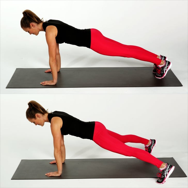 Plank Jacks | Easy Bodyweight Workout | POPSUGAR Fitness Photo 11