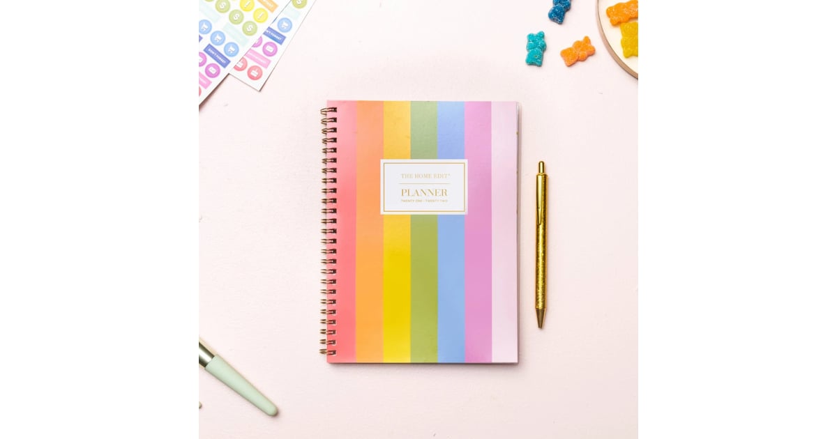 Go Bright and Bold The Home Edit 202122 Academic Planner in Over the Rainbow The Home Edit