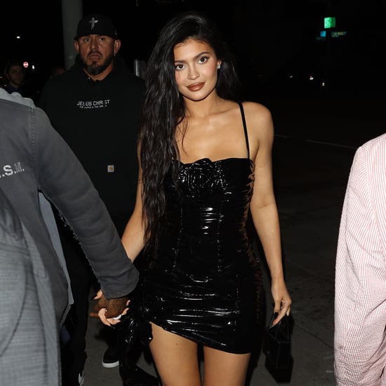 Kylie Jenner's Thong Bodysuit and White Dress on Instagram