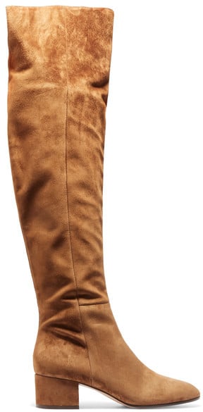 Gianvito Rossi Suede Over-the-Knee Boots
