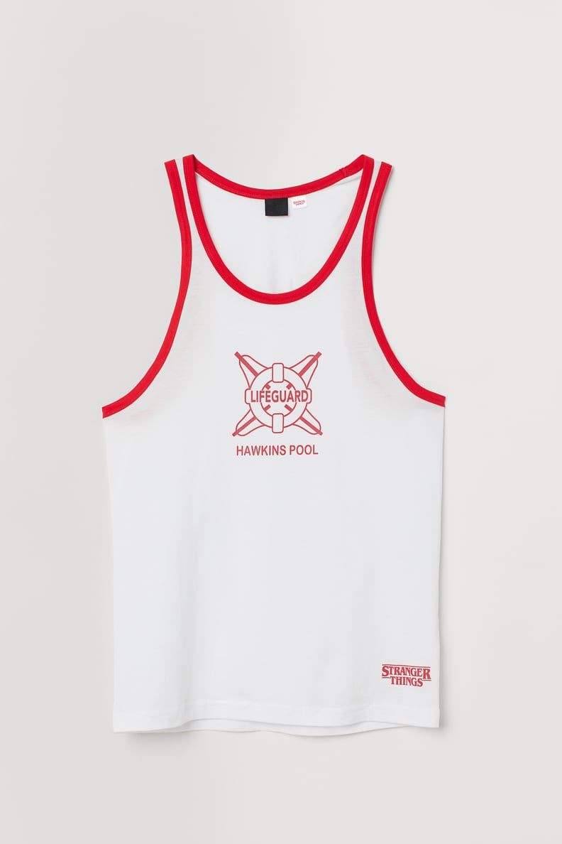 Stranger Things x H&M Tank Top With Printed Design