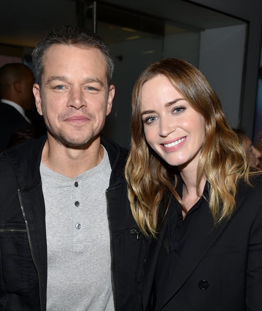 Matt Damon and Emily Blunt