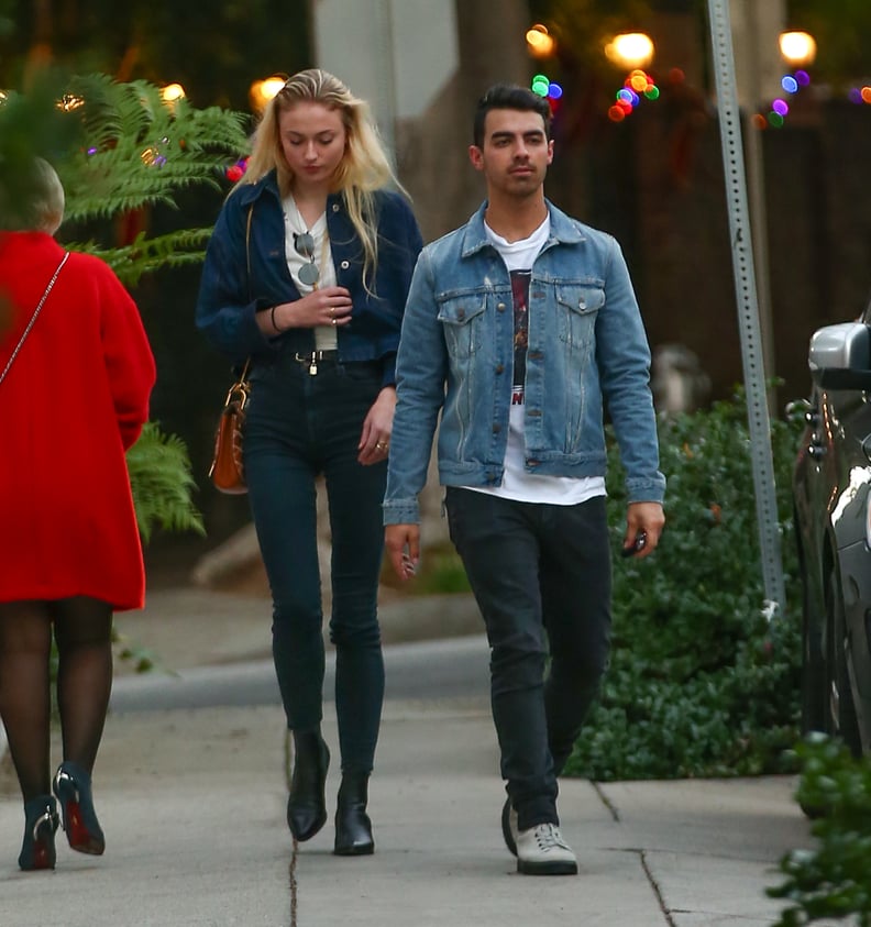 When Both Sophie and Joe Wore Their Denim Jackets and White Shirts