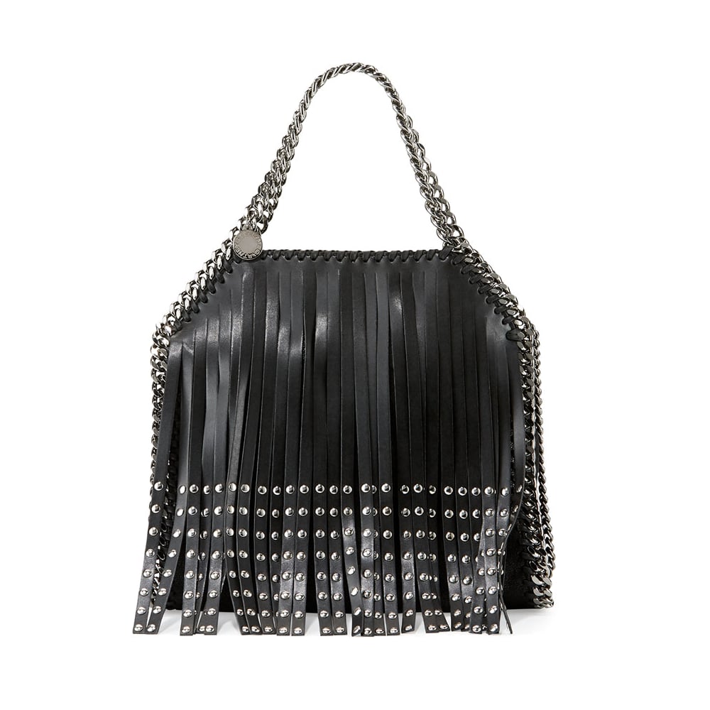 black studded mini bag