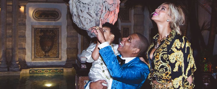 Beyonce and Jay Z With Blue Ivy Carter on New Year's Eve