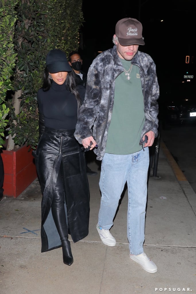 November 2021: Kim Kardashian and Pete Davidson on a Dinner Date in LA
