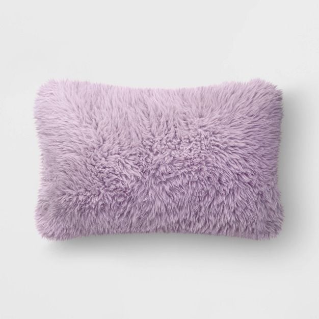 Room Essentials Faux Fur Throw Pillow