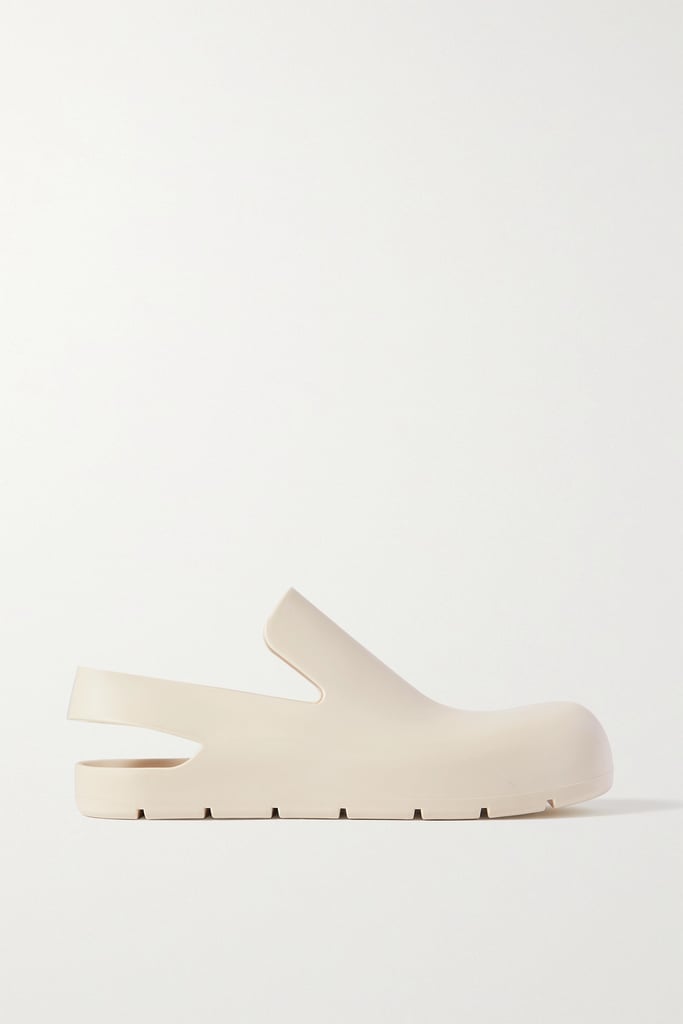 Bottega Veneta Off-White Puddle Rubber Clogs