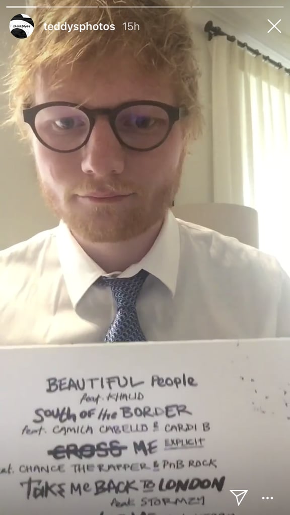 Ed Sheeran Announces No. 6 Collaborations Project Track List