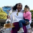 Serena Williams花质量时间与女儿奥林匹亚