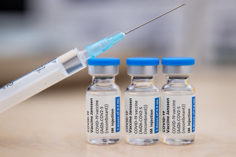 Ampoules with the Corona vaccine from Johnson & Johnson