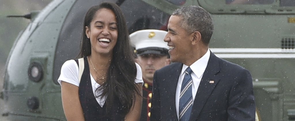 Malia Obama in Plaid Dress and Ankle Boots | April 2016