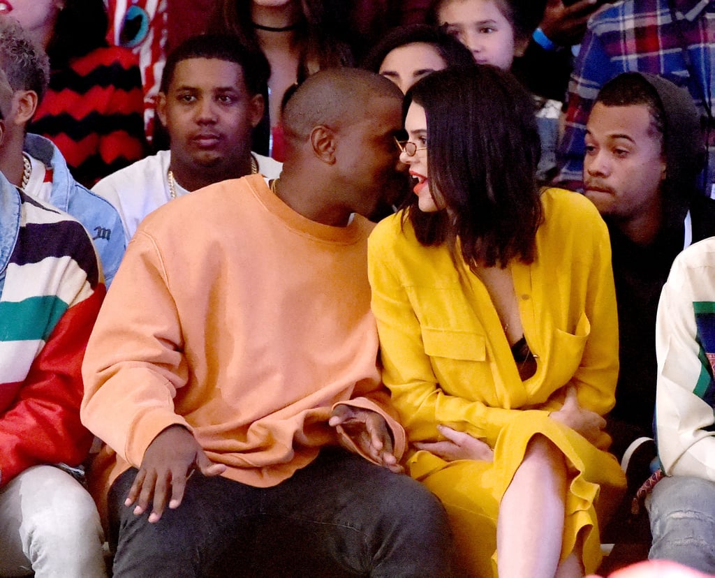 Kendall Jenner and Kanye West at Fashion Show June 2016