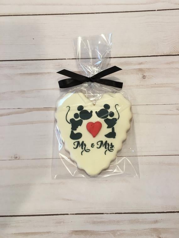 Disney Wedding Cookie Favours