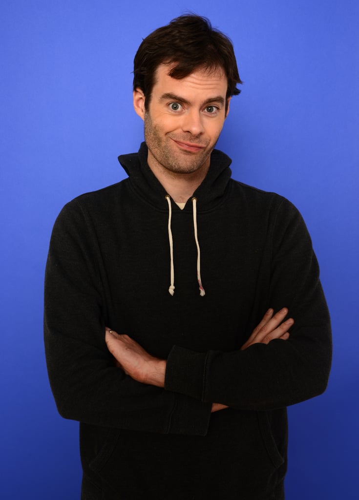 Bill Hader mugged for the cameras on Sunday.