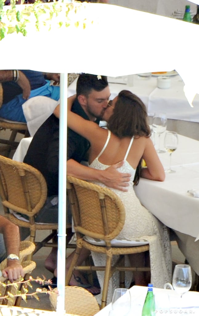 Lea Michele Kisses Matthew Paetz in Italy | Pictures