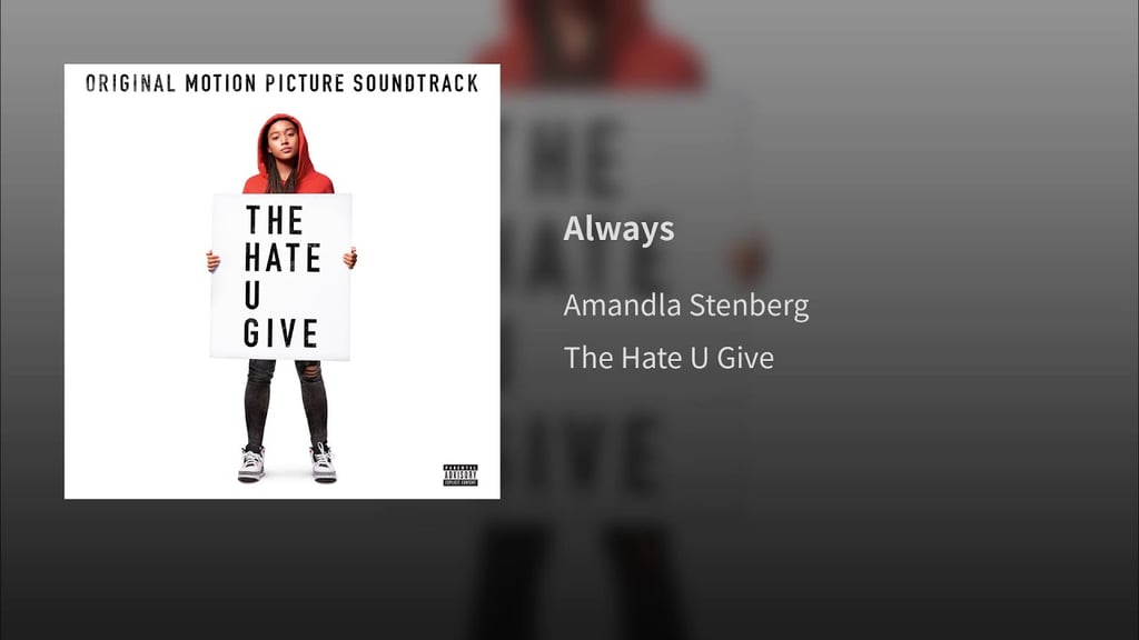 Amandla Stenberg, "Always"