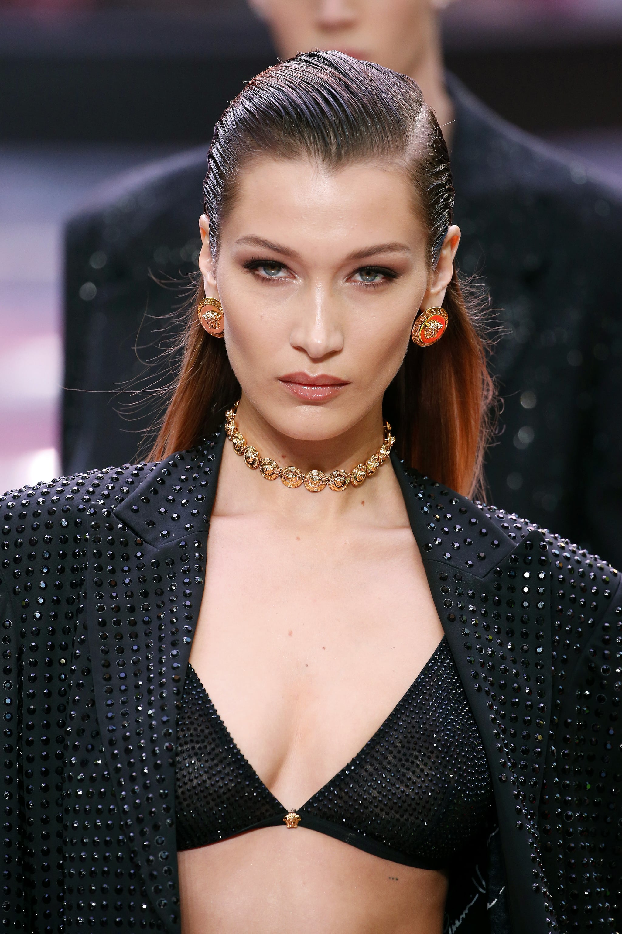 Bella Hadid Absolutely Killed It at the Versace Show