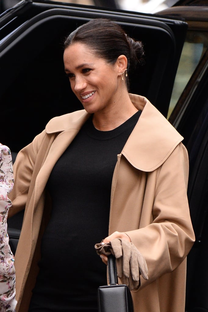 Meghan Markle Cow Print Gianvito Rossi Shoes January 2019