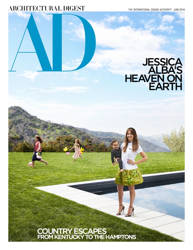 Jessica Alba's Beverly Hills House in Architectural Digest POPSUGAR Home