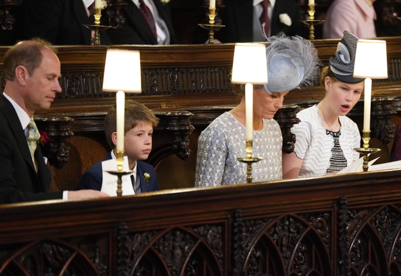 Lady Louise at Prince Harry's Wedding