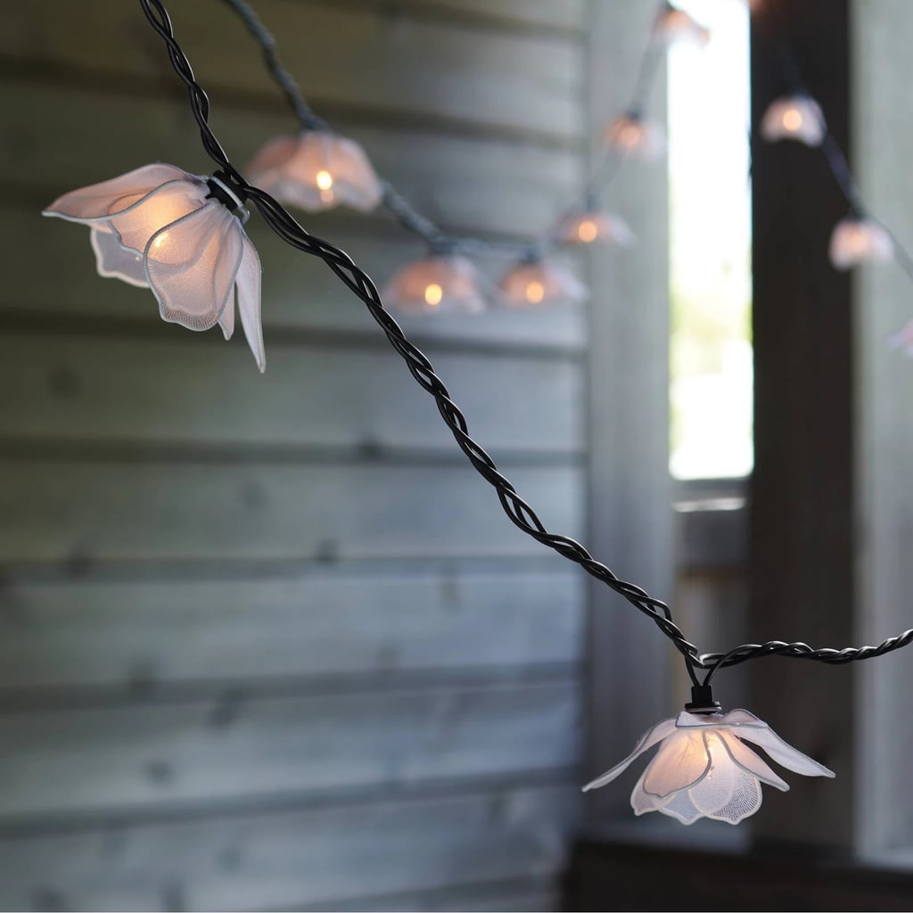 Threshold 10ct Incandescent Flower Outdoor String Lights White