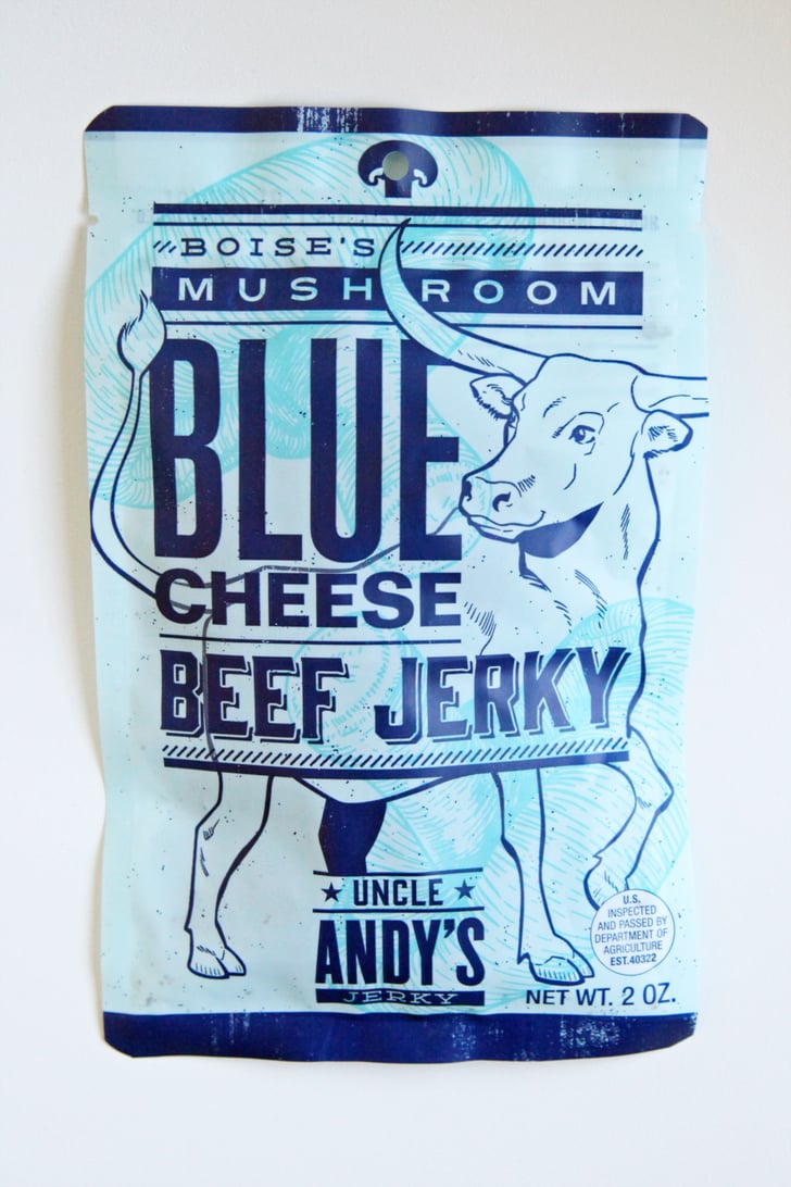 Uncle Andy's Boise's Mushroom Blue Cheese Beef Jerky Best New Snacks