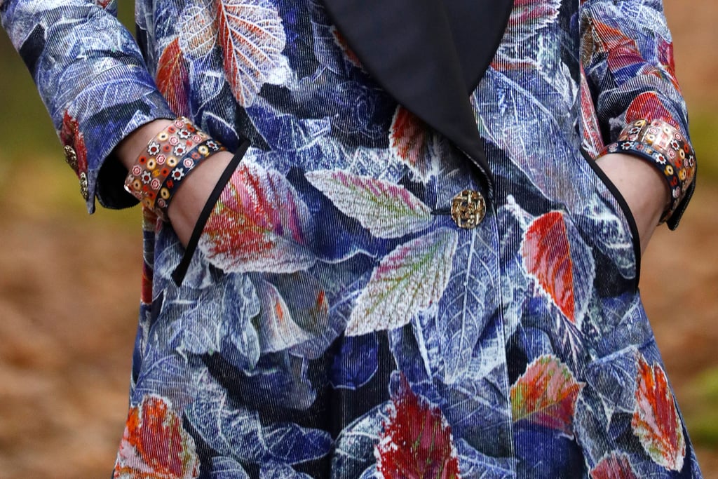 The Clothes Were on Theme — Especially This Leaf Printed Coat