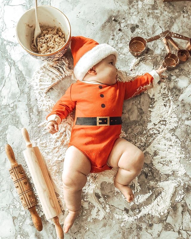 Baby Dressed as Elf on the Shelf 2018